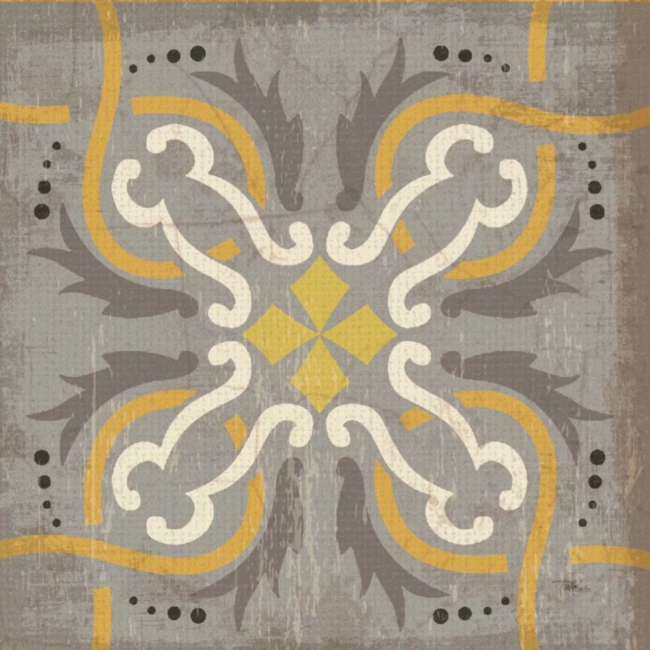 Golden Glow Square XV Poster Print by Pela Studio - Item # VARPDX13346